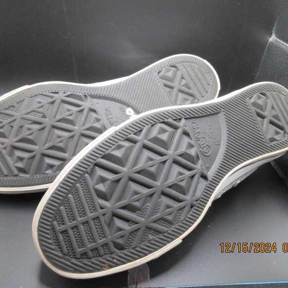 CONVERSE ALL STAR~SILVER MESH SEQUINED~GREAT FOR WEDDING~SIZE 8 - Picture 3 of 9